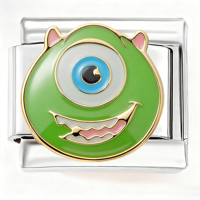 Wholesale Geometric circular oil painting fashion starry sky ocean sunset DIY Composable Bracelet Charms DIY Bracelets