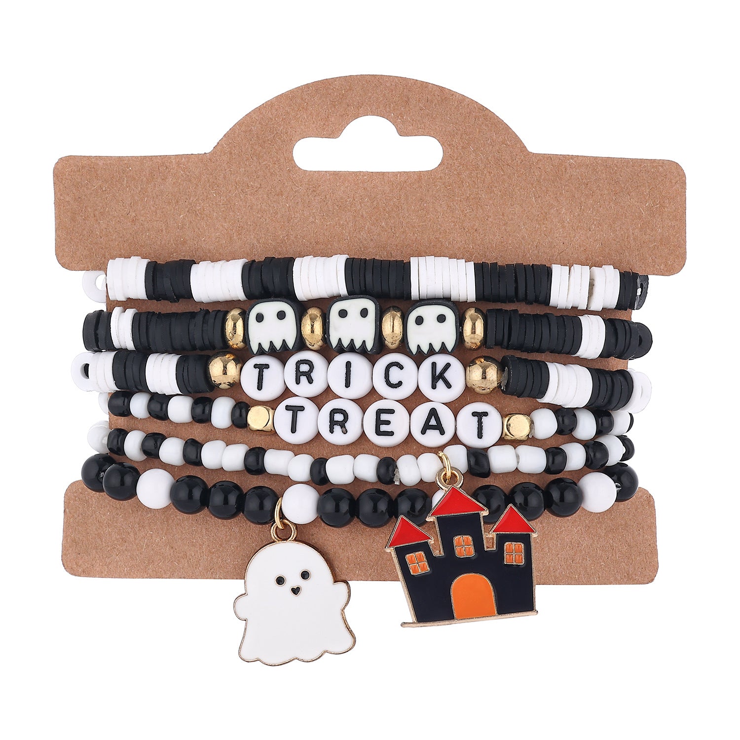 Wholesale European American Style  Soft Clay Bracelet Set,  Handmade Fashion Accessory