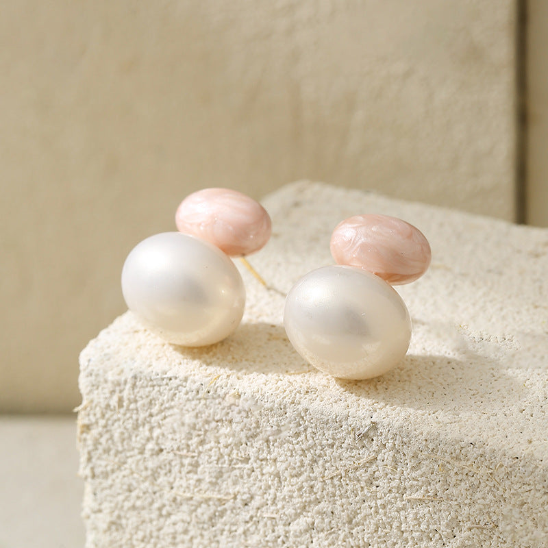 Wholesale Oil-drip painted earrings