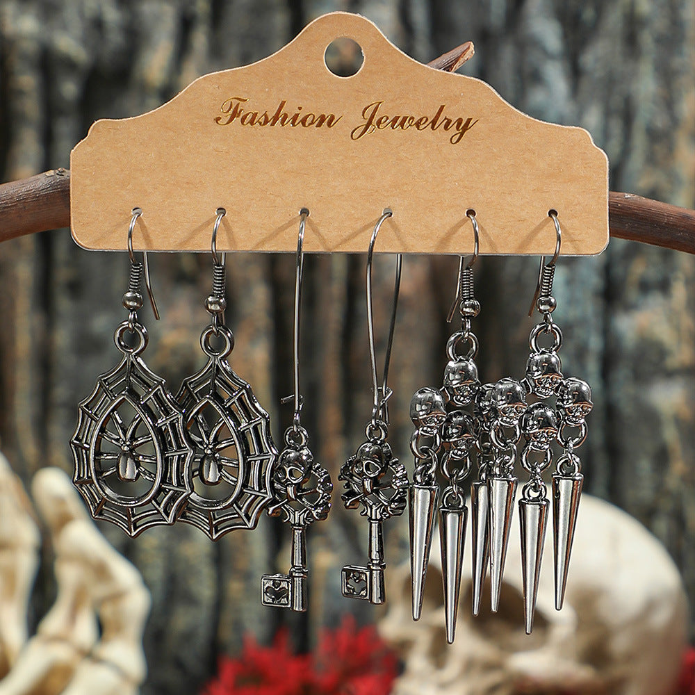 Wholesale Halloween  Suit Combination Couple Earrings Jewelry