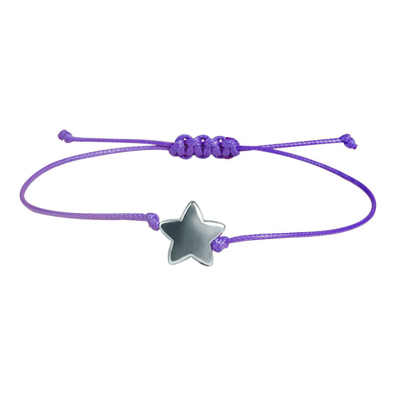 Wholesale Five-pointed Star Woven Hand Rope Color Adjustable Bracelet