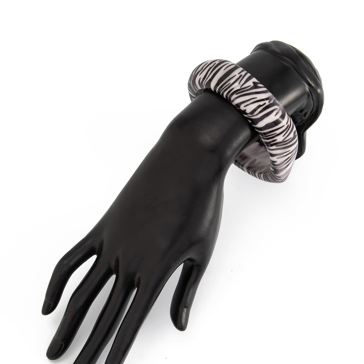 Wholesale Retro Asymmetrical Resin Leopard Print Bracelet