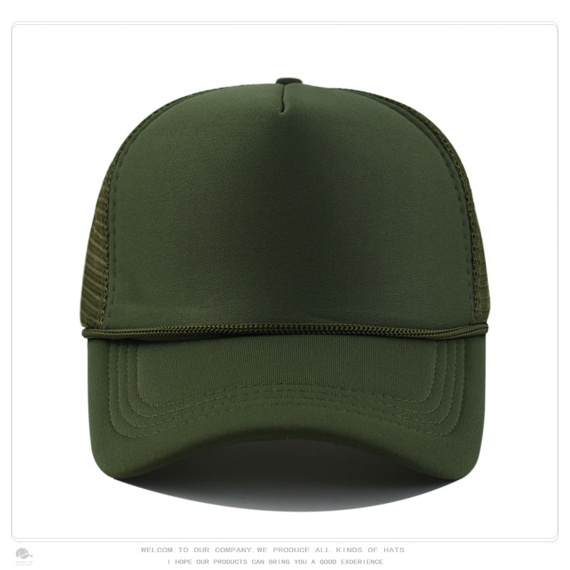 Wholesale Sponge plate printed embroidered rope men' s baseball cap Hat