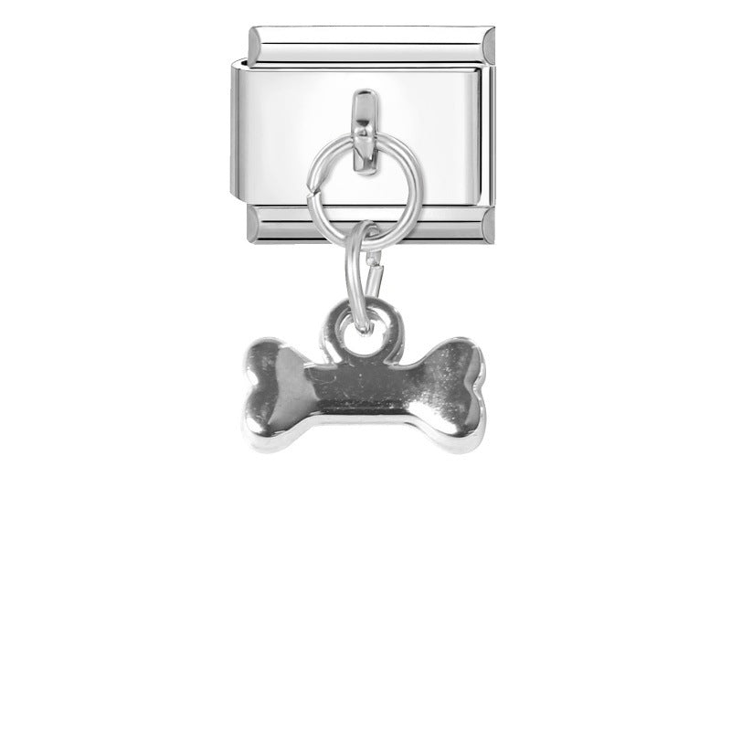 Wholesale 9mm Italian Charm Starter Bracelets DIY Pendant Style Stainless Steel Composable Bracelet