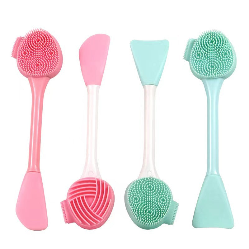 Wholesale Double Head Facial Mask Brush Mud Mask Brush Makeup Brush ACC-MB-Ruij003
