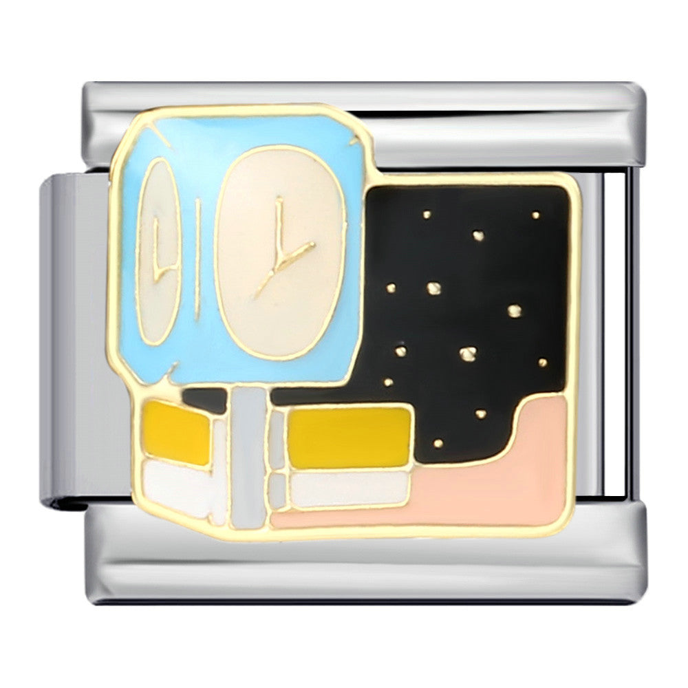 Wholesale 5pcs Italian Charm Bracelet 9mm DIY Splicing Cute Creative Stainless Steel Composable Bracelet