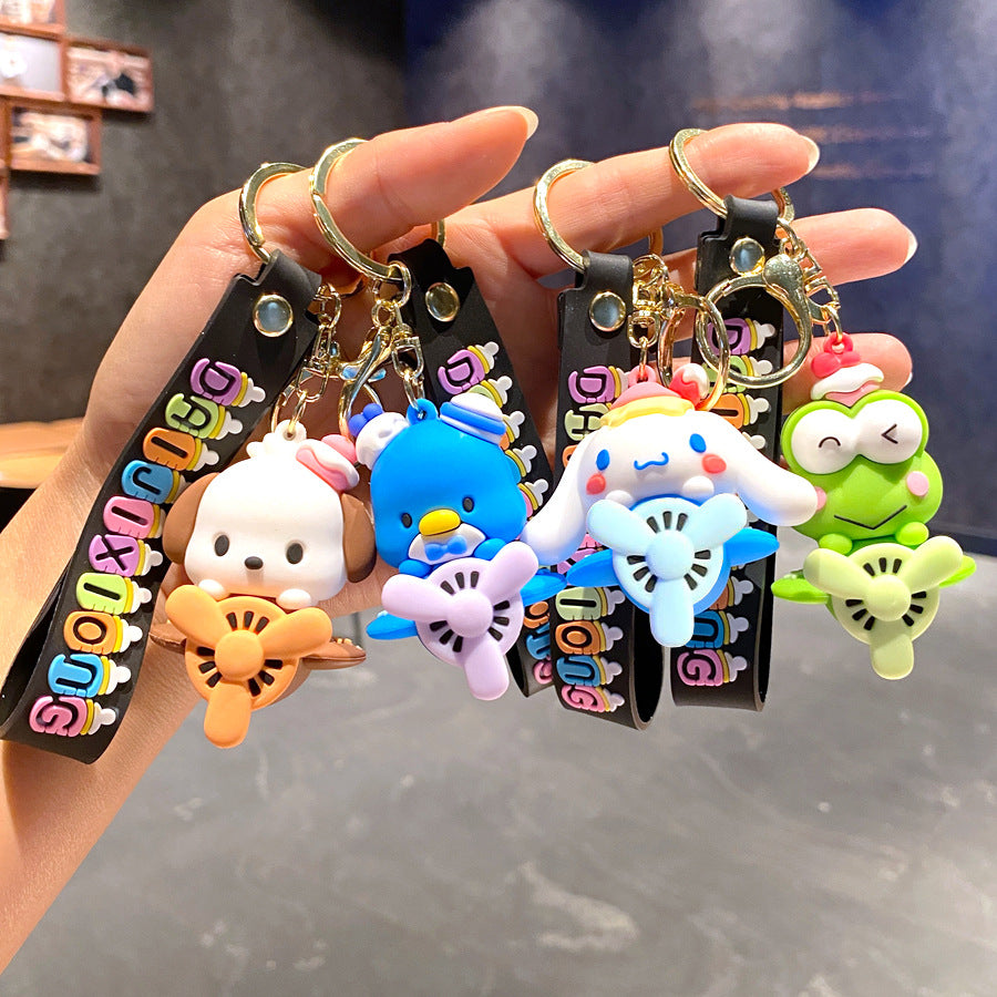 Wholesale Cartoon PVC Soft Glue Cute Keychain ACCVIP-KC-GongZ025