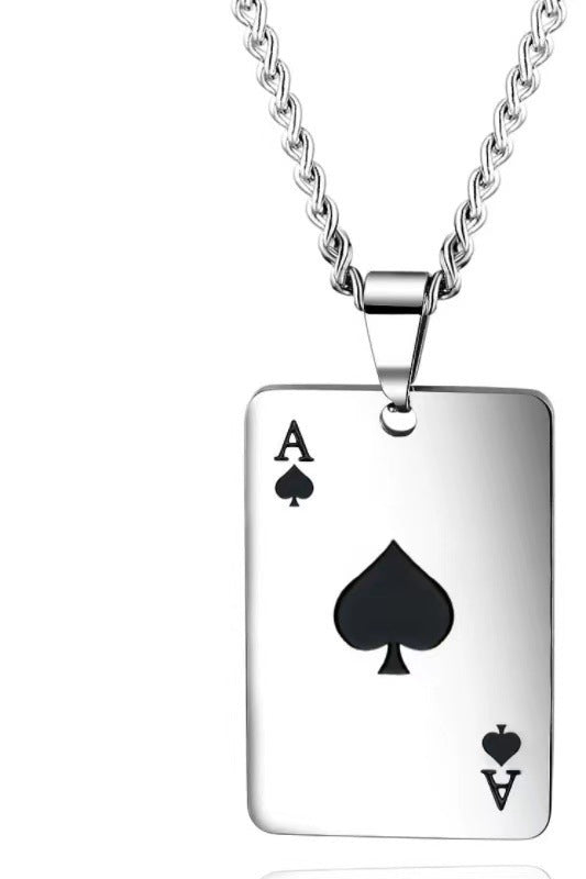 Wholesale Spade Ace Heart Love Necklaces ACC-NE-Hanyu010