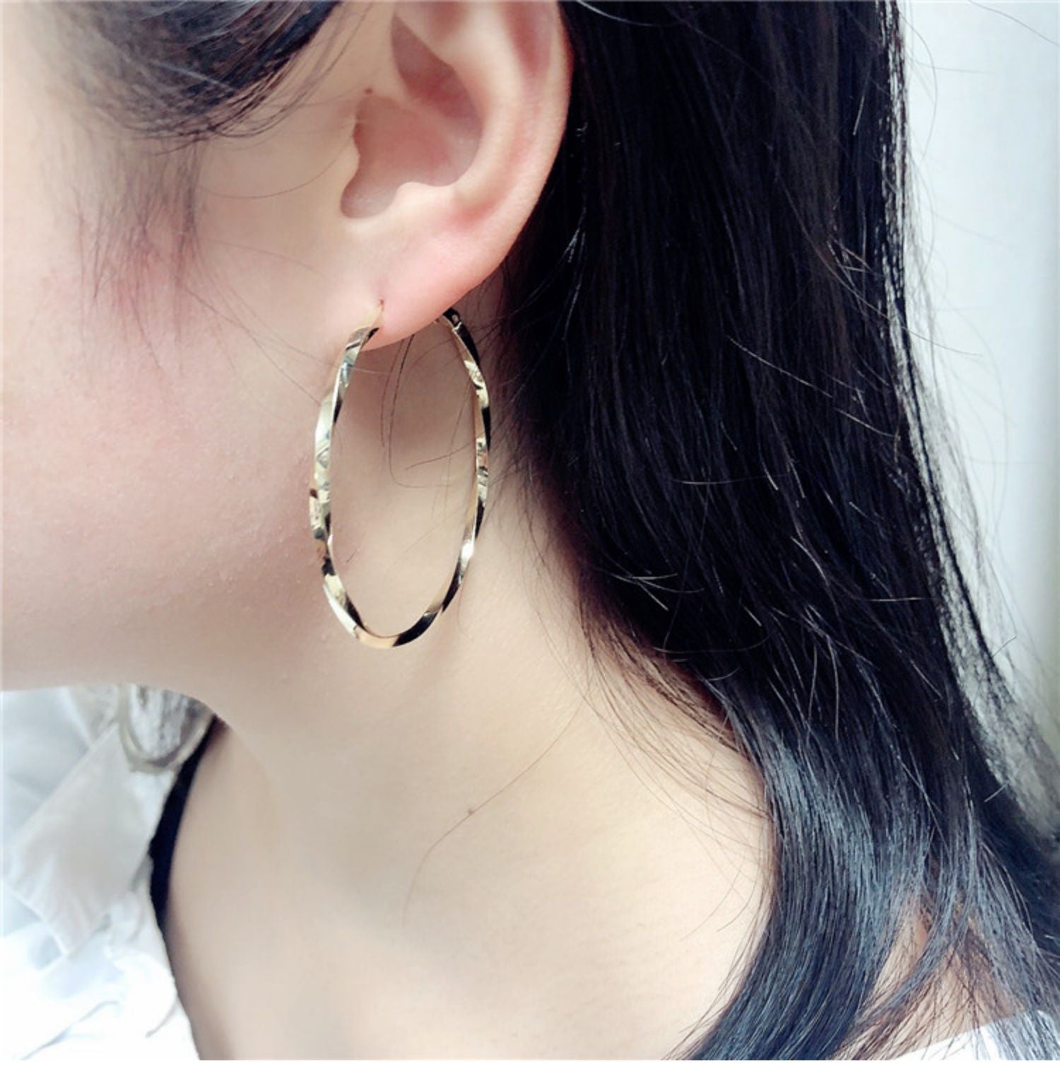 Wholesale Exaggerated Large Hoop Earrings ACC-ES-KaiKang003