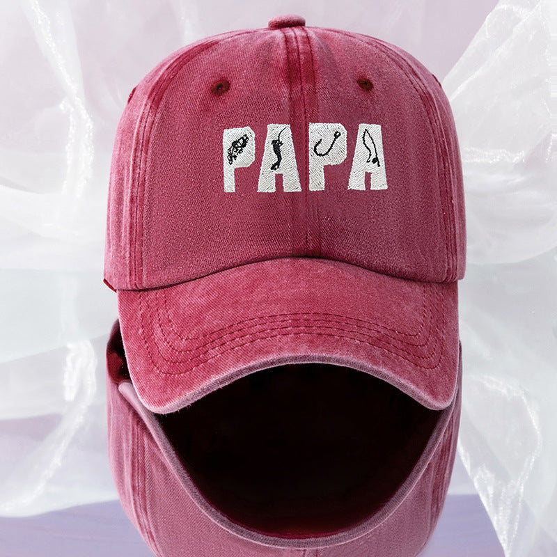 Wholesale Father's Day PAPA Embroidered Cotton Baseball Hat ACC-HT-TangQiu004