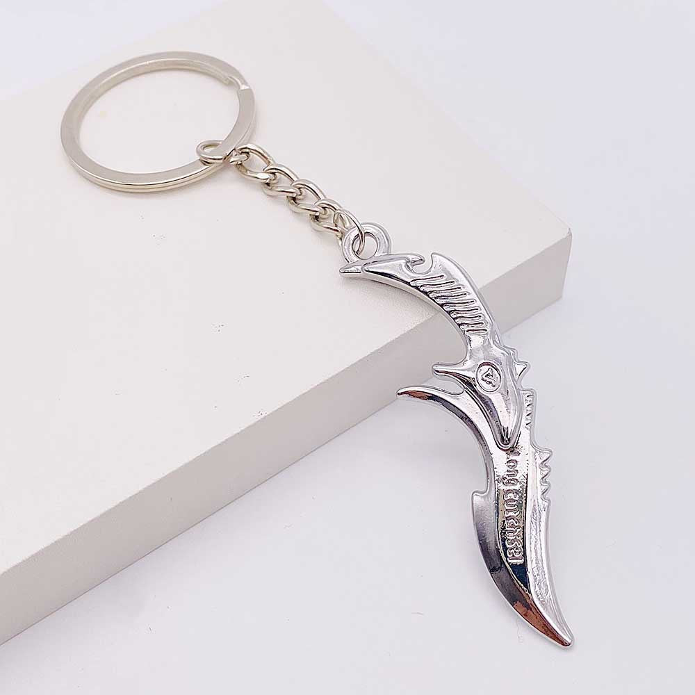 Wholesale Wolf Tooth Car Keychain Pendant,  a Trendy Hip-Hop Metal Keyring Fashion Accessory,  Great for Gifting or Boutique Resale