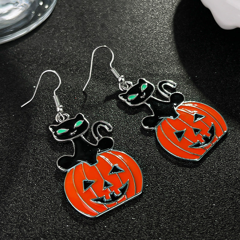 Wholesale  Halloween Earrings Personalized Creative  Bat Earring
