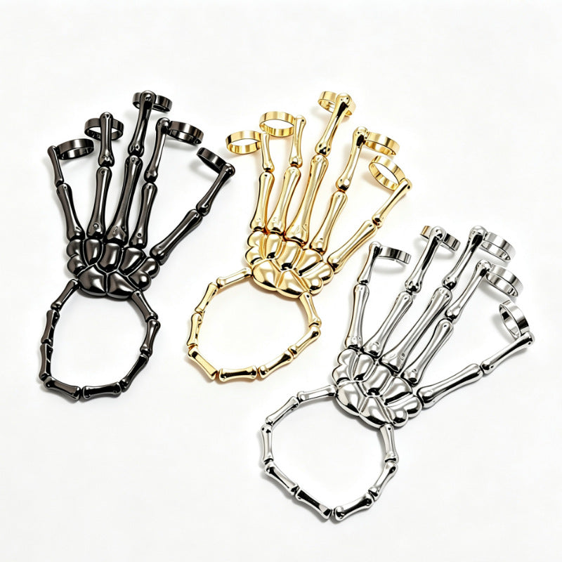Wholesale Alloy Skull Bracelet  Punk Style Fashion Accessory for Resale
