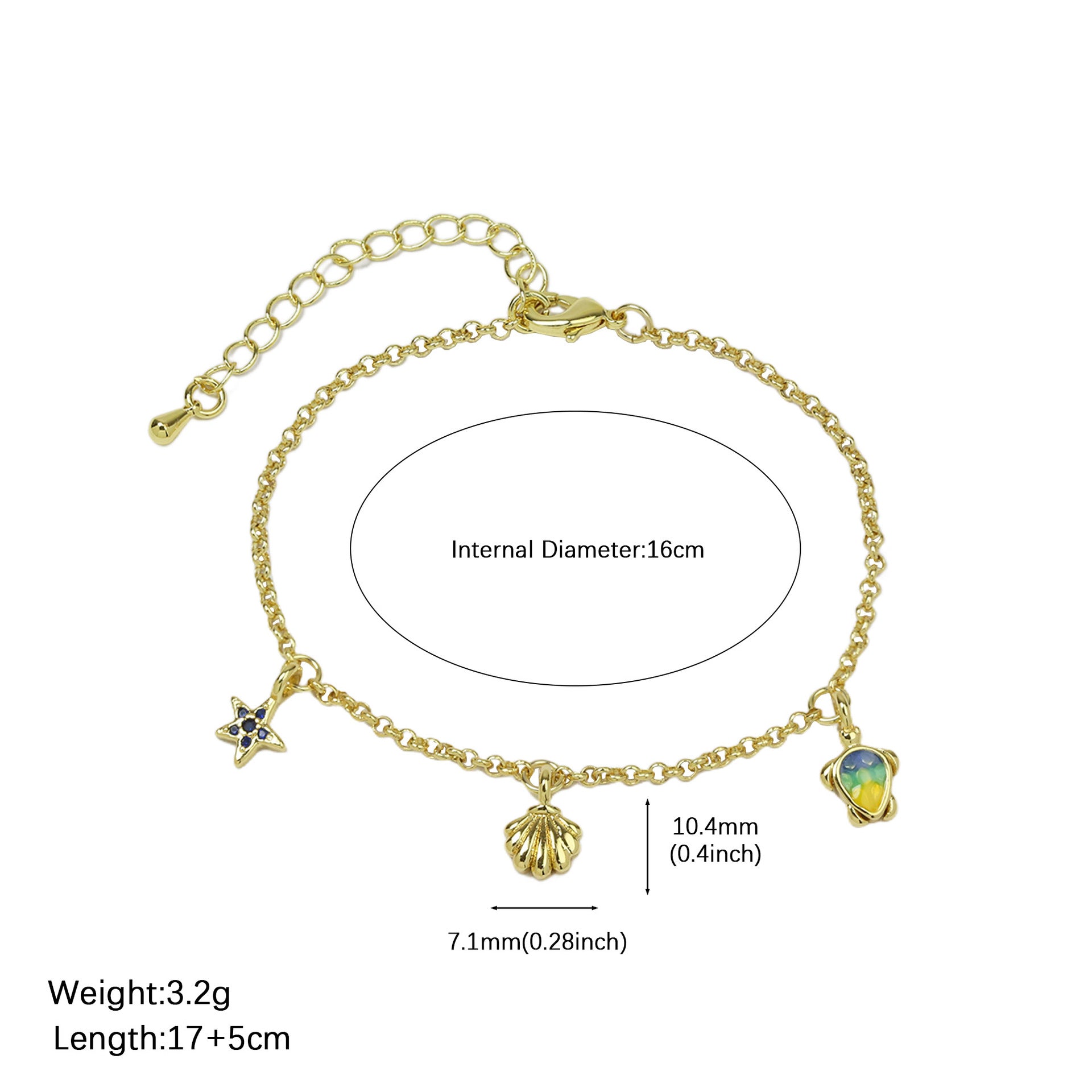 Wholesale Summer Fresh Style Bracelet Travel Series Oil Drop Airplane Camera Globe Travel Case Small Pendant Bracelet