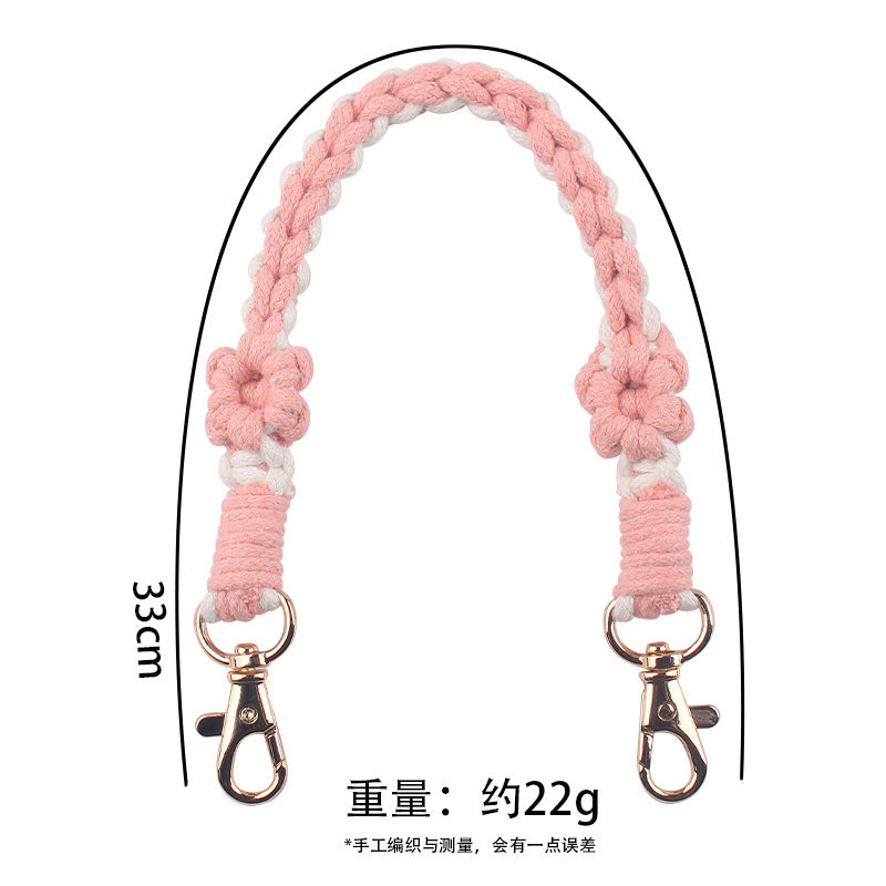 Wholesale creative handmade woven flower daisy pattern cup set cup rope cup accessories