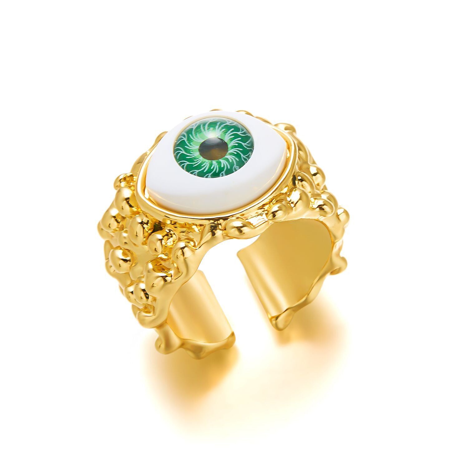 Wholesale Turkish blue Demon eye adjustable ring