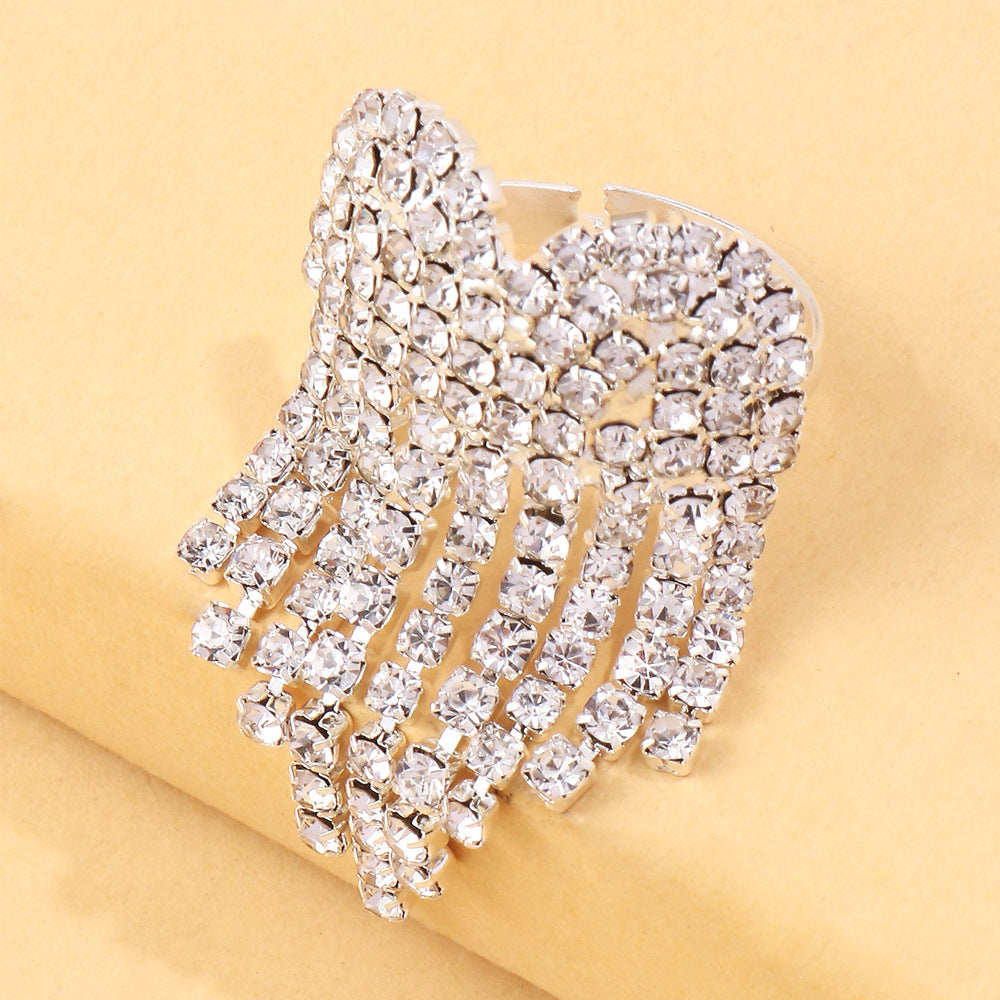 Wholesale  Galaxy Waterfall Tassel Ring