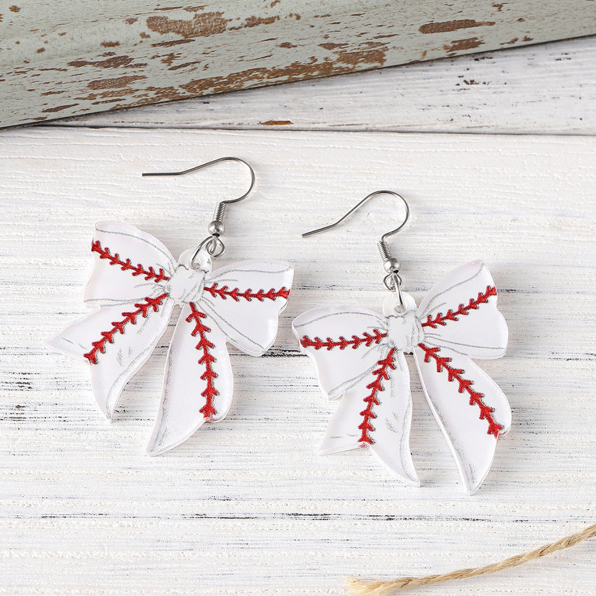 Wholesale  Sports Bow Pendant Earrings