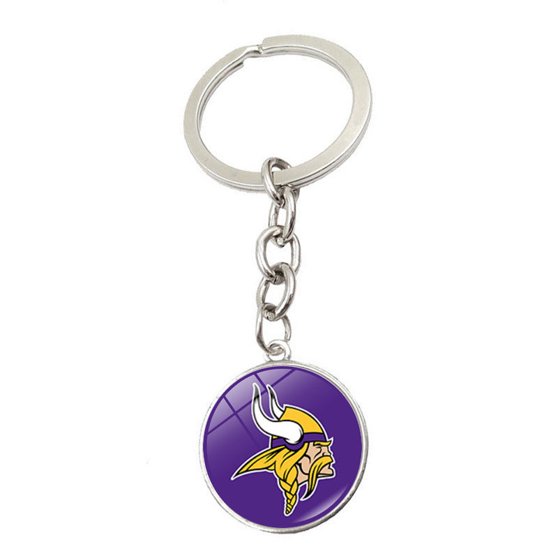 Wholesale Football Team Logo Keychain
