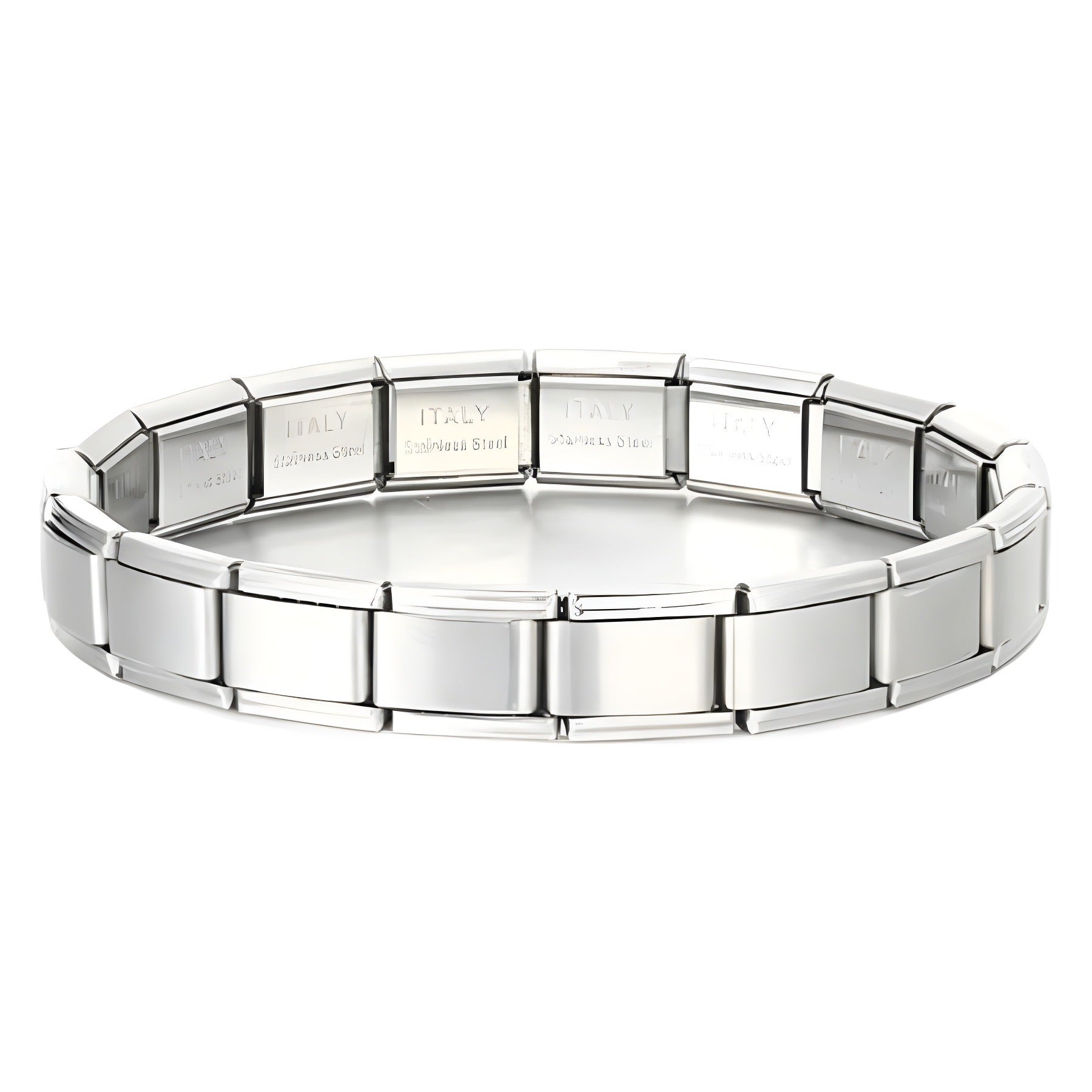 Wholesale  Italian Charm Bracelet 9mm DIY Splicing Removable  Stainless Steel Composable Bracelet