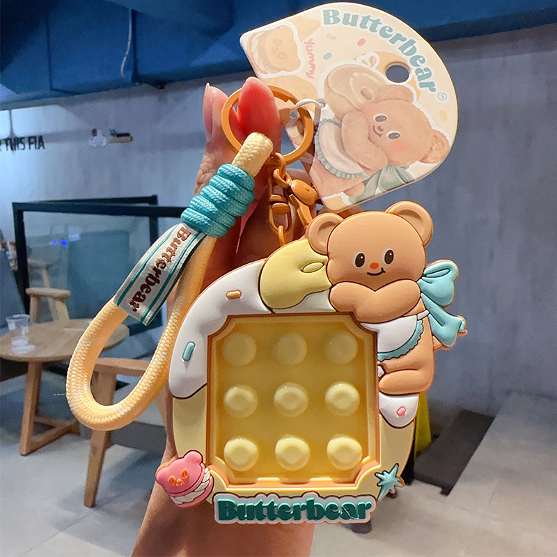 Wholesale Cartoon Cute PVC Soft Keychain ACC-KC-OuShi003