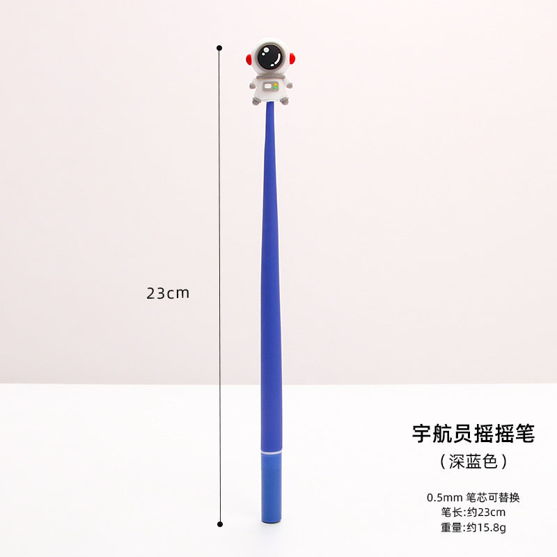 Wholesale Creative Astronaut Soft Silicone Gel Pen Ballpoint Pen