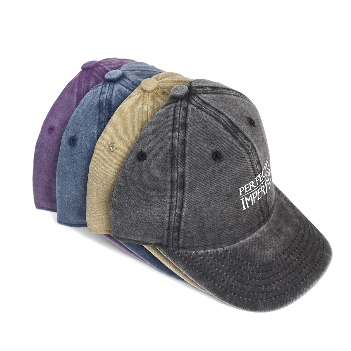 Wholesale Washed Cotton Printed Hats Distressed Vintage Baseball Caps ACC-HT-YuXue005