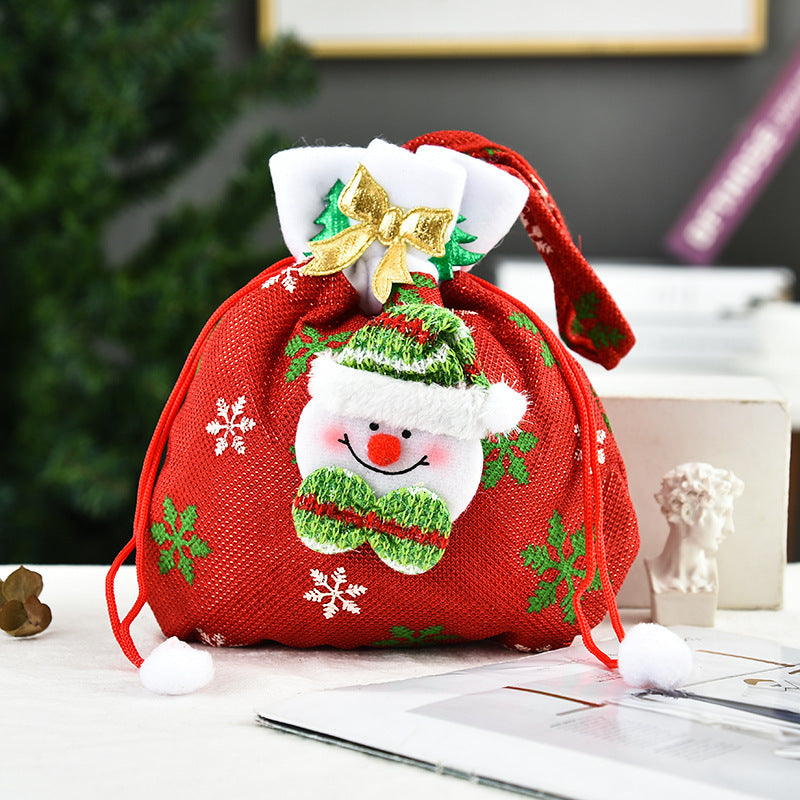 Wholesale   three-dimensional beveled decorative apple bag