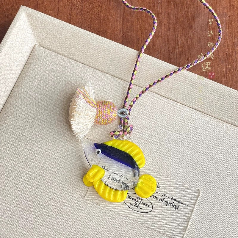 Wholesale Cute Clownfish Pendant Necklace