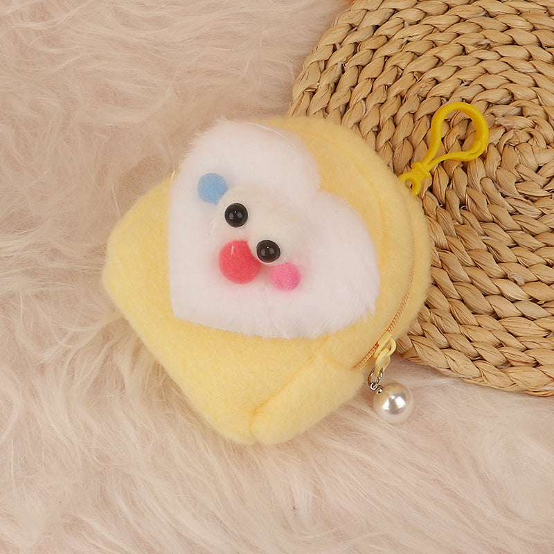 Wholesale Cartoon 3D Plush Mini Coin Purse Keychain Keychain Wallet ACC-KC-HuoFan002