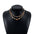 Wholesale  diamond necklace fashion retro multi-layer clavicle chain necklaces