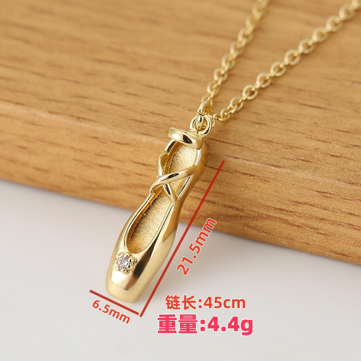 Wholesale  personalized fashion dance shoes necklace