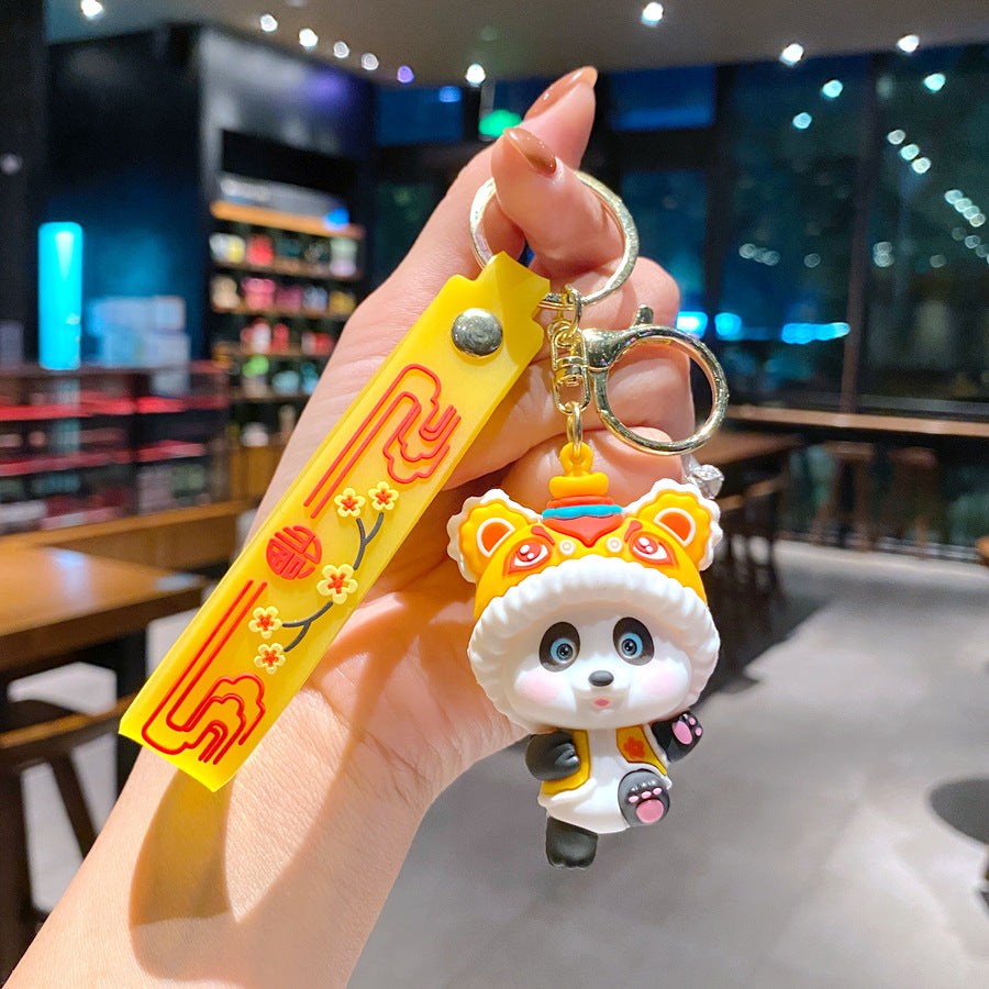 Wholesale Sports Panda Keychains Pendants ACC-KC-GongZ025