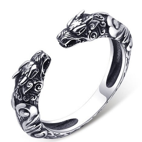 Wholesale  Retro Personalized Dragon Ring