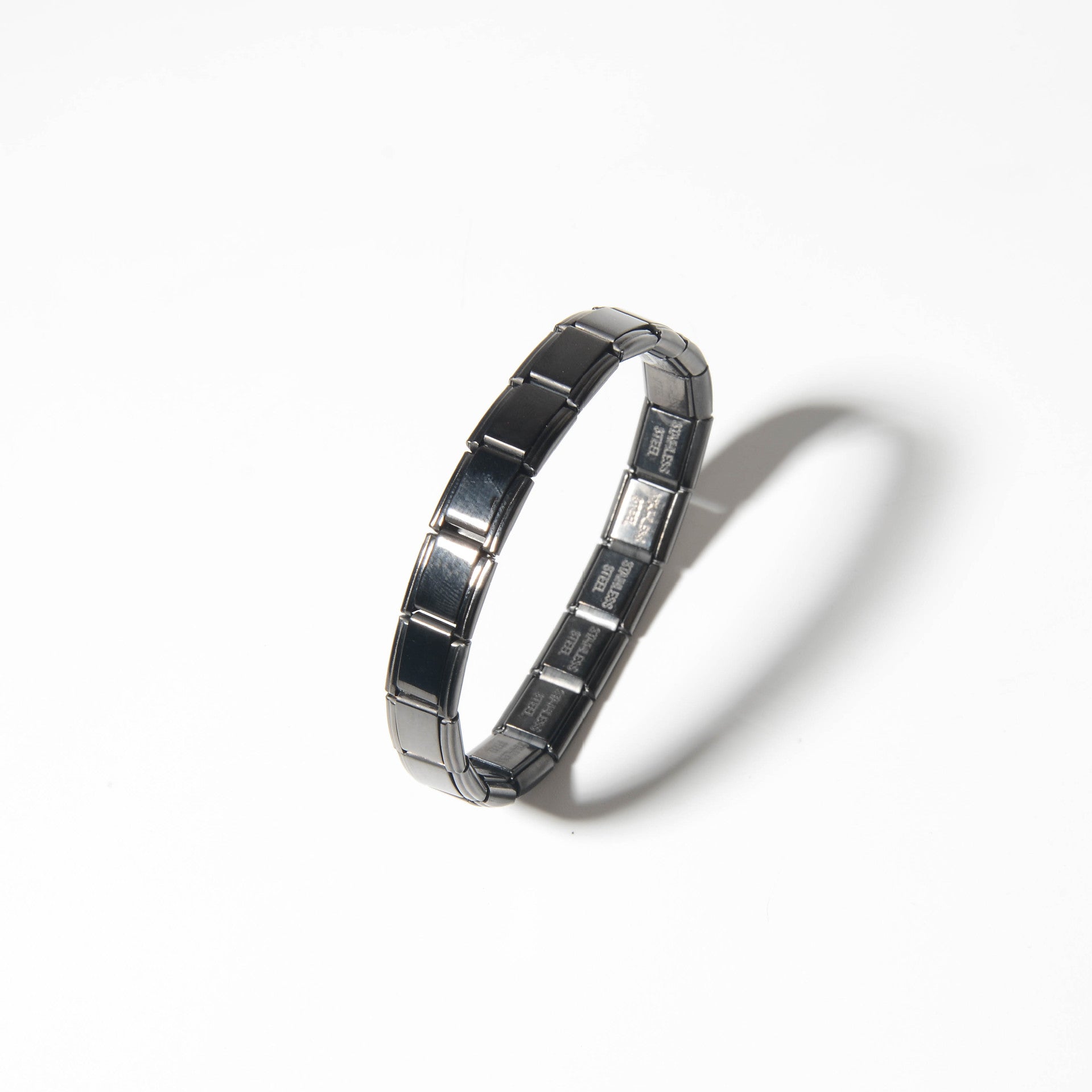 Pulsera de encanto italiano al por mayor de 9 mm Supulación de bricolaje SERIE DEL CORAZÓN DE CORAZÓN DE ACERDAD DE ACERDAD