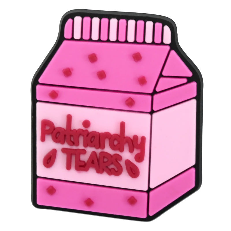 Wholesale  Random 100pcs cartoon coll girl PVC Soft Rubber Shoe Buckle Decoration