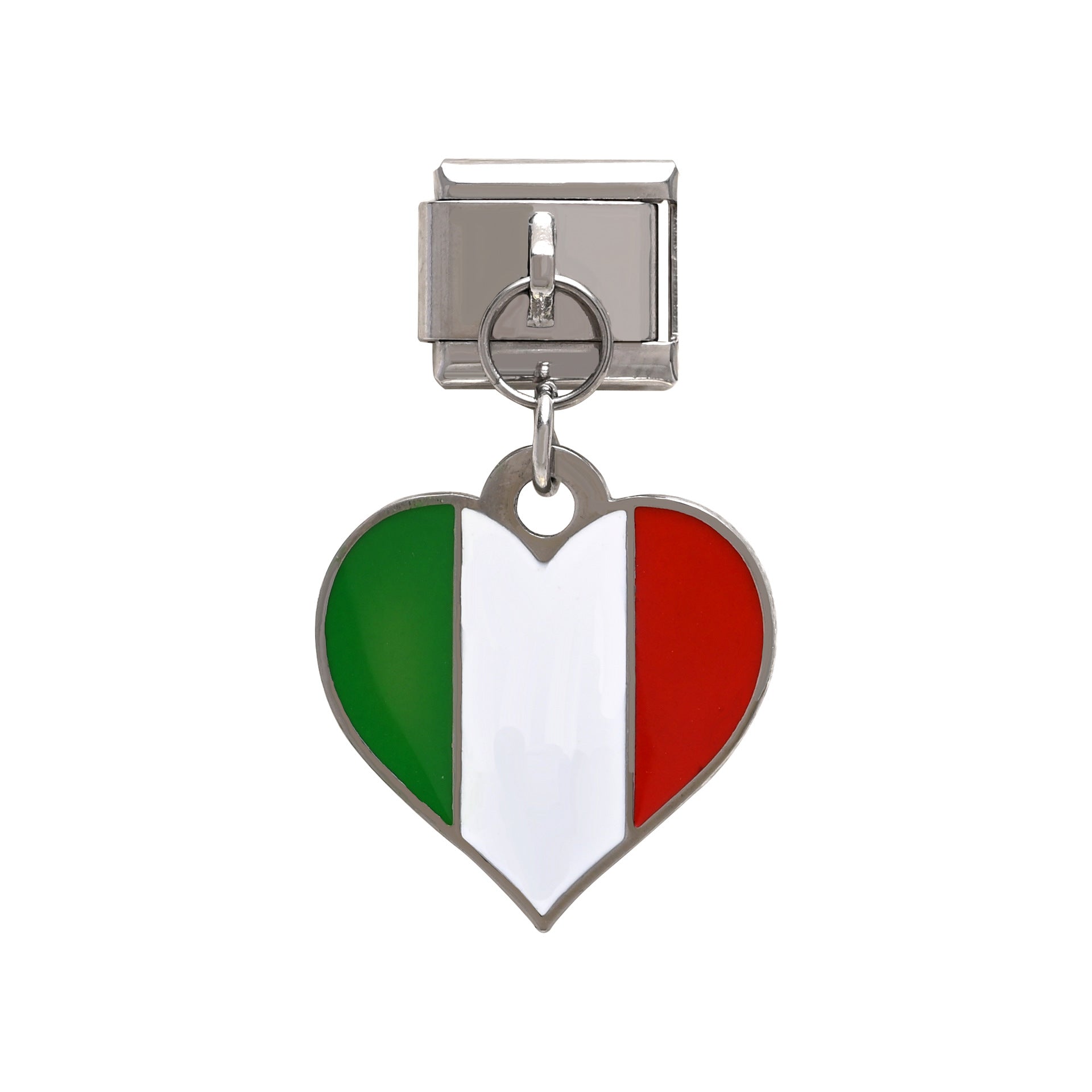 Wholesale 5pcs/ pack  9mm Italian Charm Starter Bracelets DIY square Single Section Creative Stainless Steel Composable Bracelet