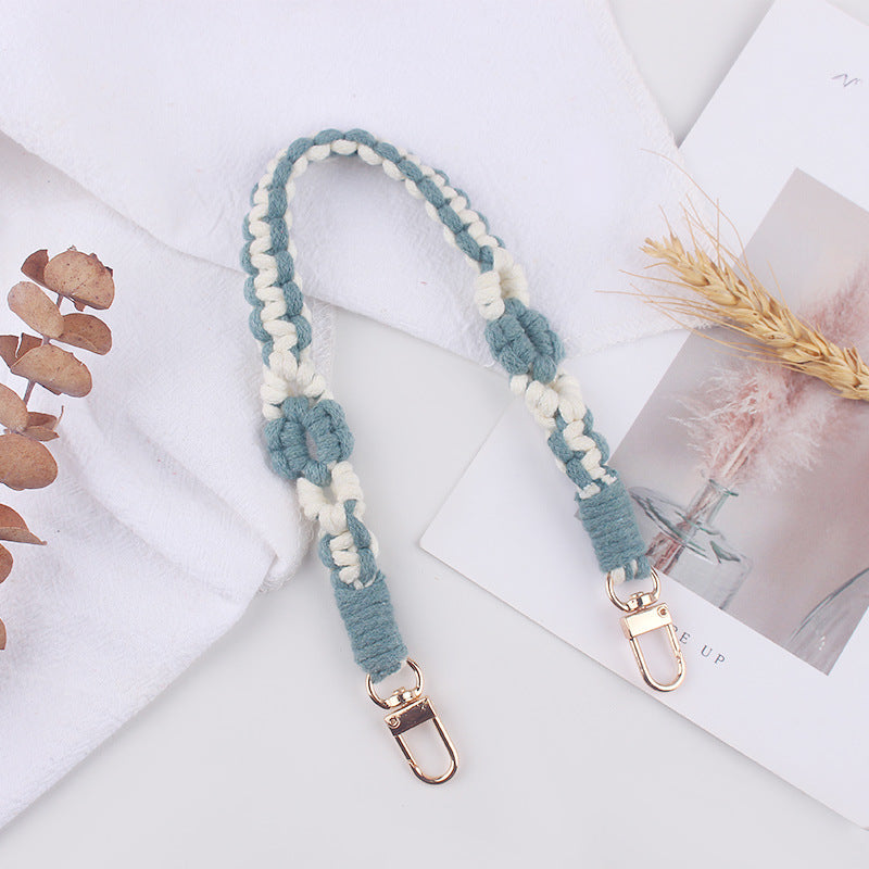 Wholesale  creative pure hand-woven flower leaf small pattern cup set cup rope cup accessories