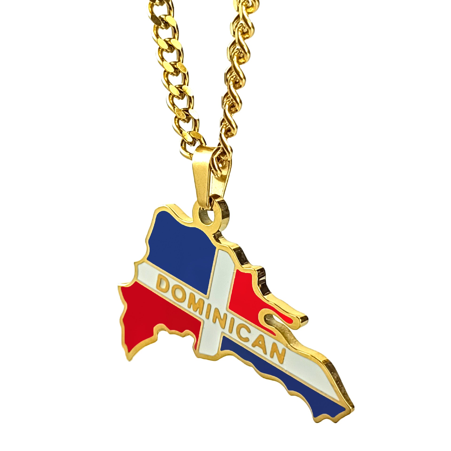 Wholesale Irregular Stainless Steel Necklace World Map Pendant ACC-NE-Ruig003