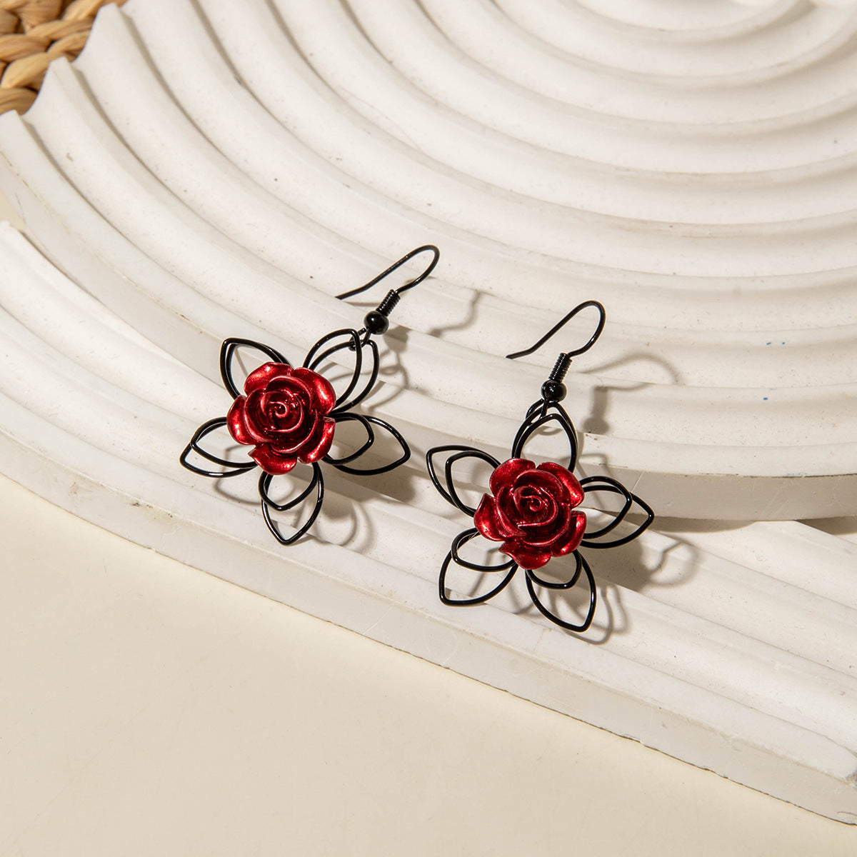 Wholesale Simple Flower Halloween Earrings