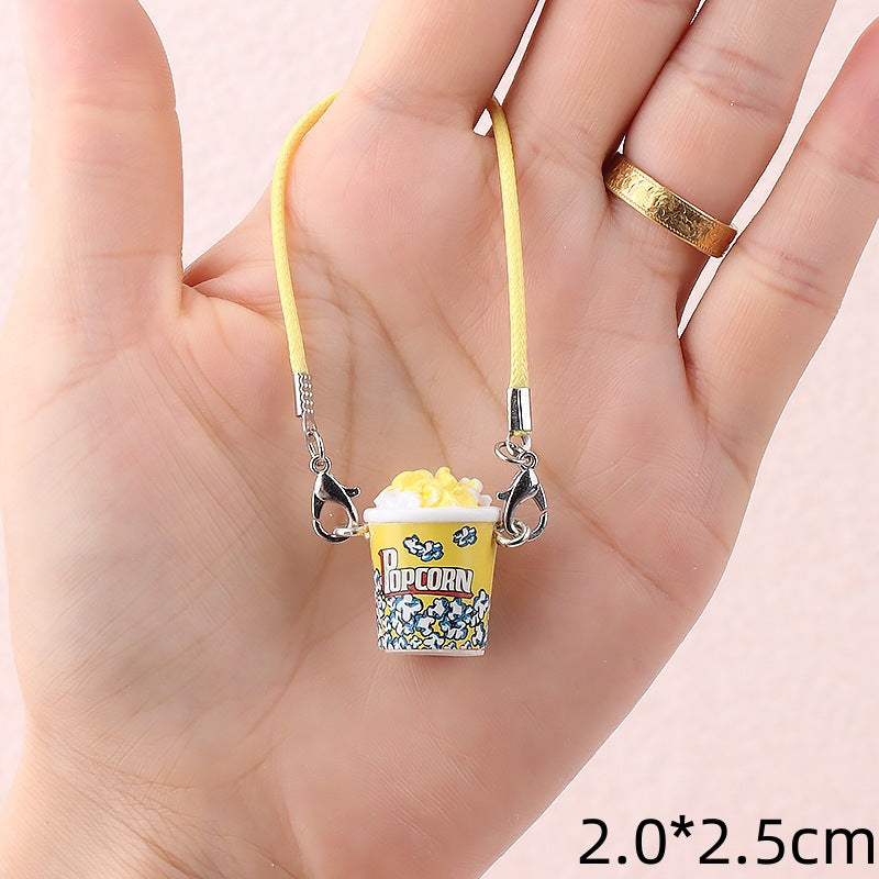 Wholesale Cute cartoon mini popcorn doll accessories