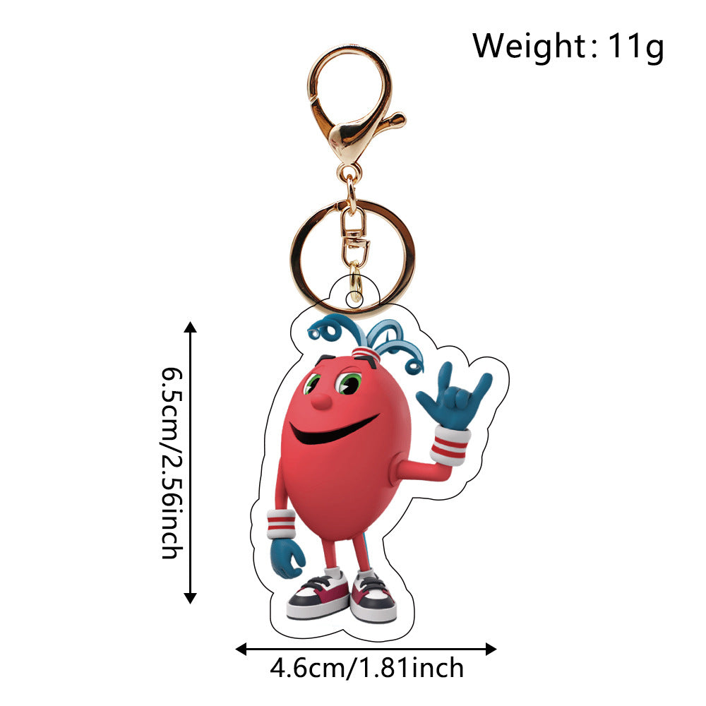 Wholesale acrylic game cartoon Keychains ACCVIP