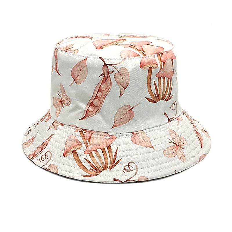 Wholesale Colorful Mushroom Pattern Bucket Hat ACC-HT-ShunMa003