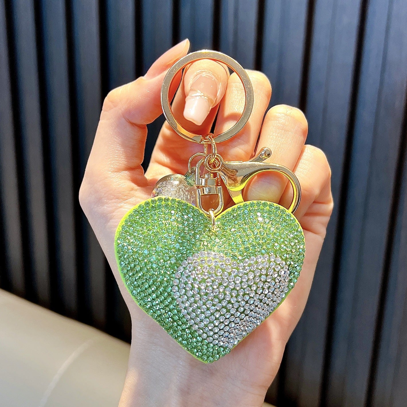 Wholesale Creative Diamond Heart Keychains ACC-KC-WoAn018