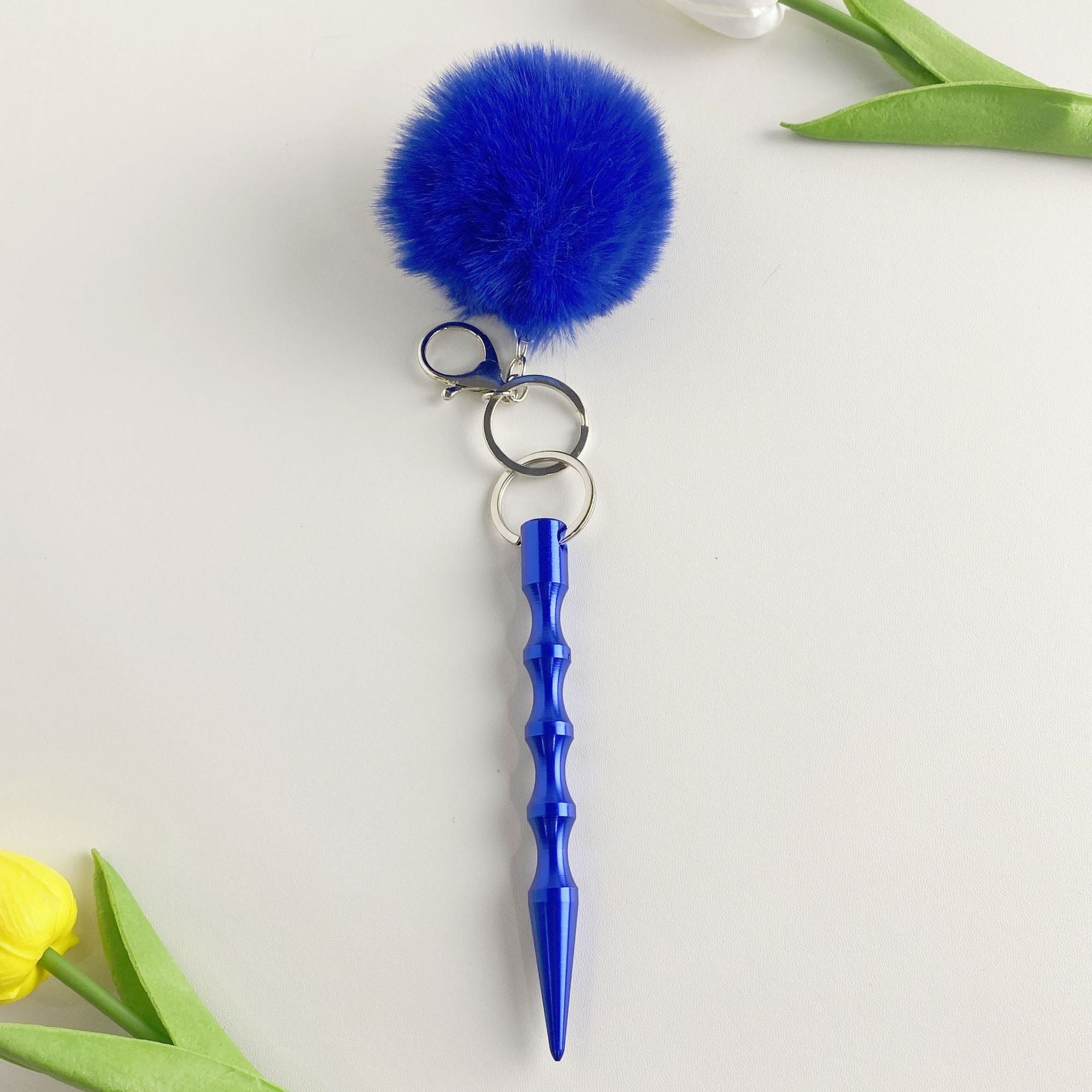 Wholesale Fur Ball Metal Keychains Set ACC-KC-ZhiYa041