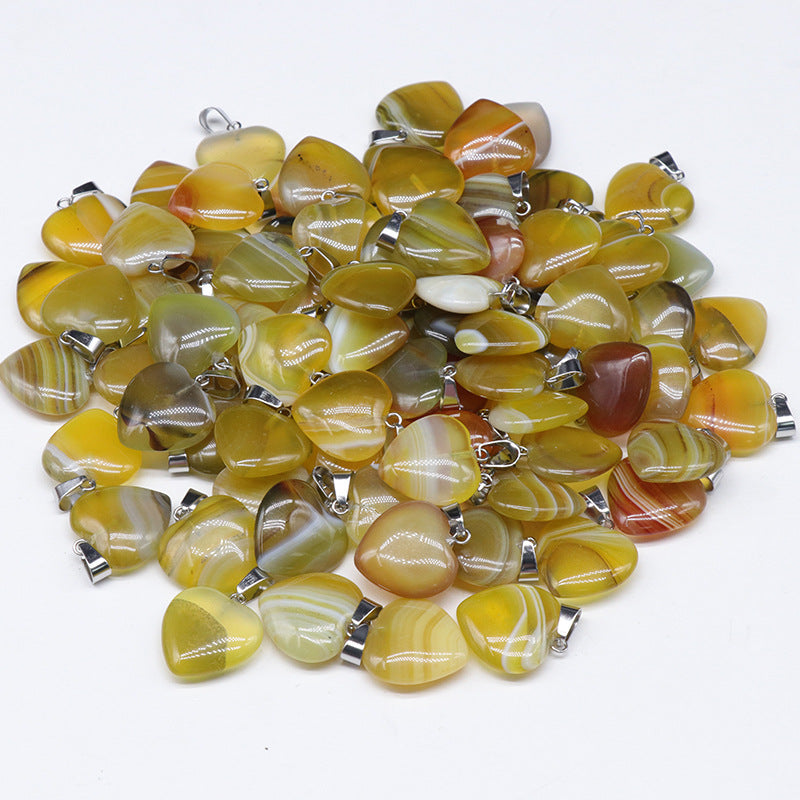 Wholesale Agate Colored Love Pendant ACC-PT-KeSuo006