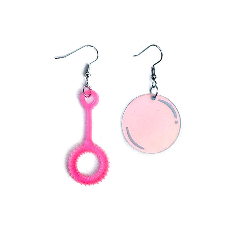 Wholesale Summer Bubble Water Bubble Acrylic Earrings