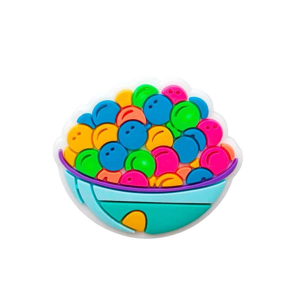 Wholesale Random 10pcs Cute Cartoon Candy Series Shoe Accessories Shoe Charms