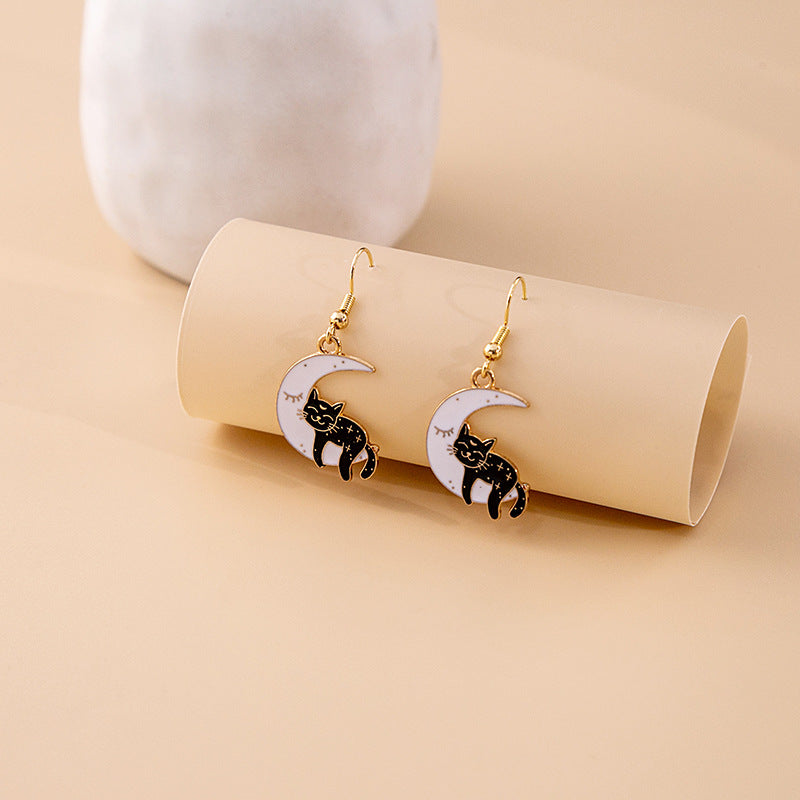 Wholesale  Horror Funny Skull Earrings