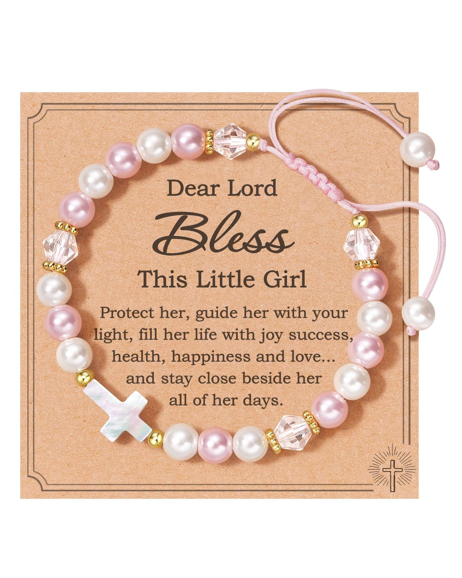 Wholesale 6mm Pink and White Pearl Bracelet